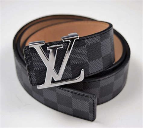 grey checkered louis vuitton belt|Louis Vuitton brown monogram belt.